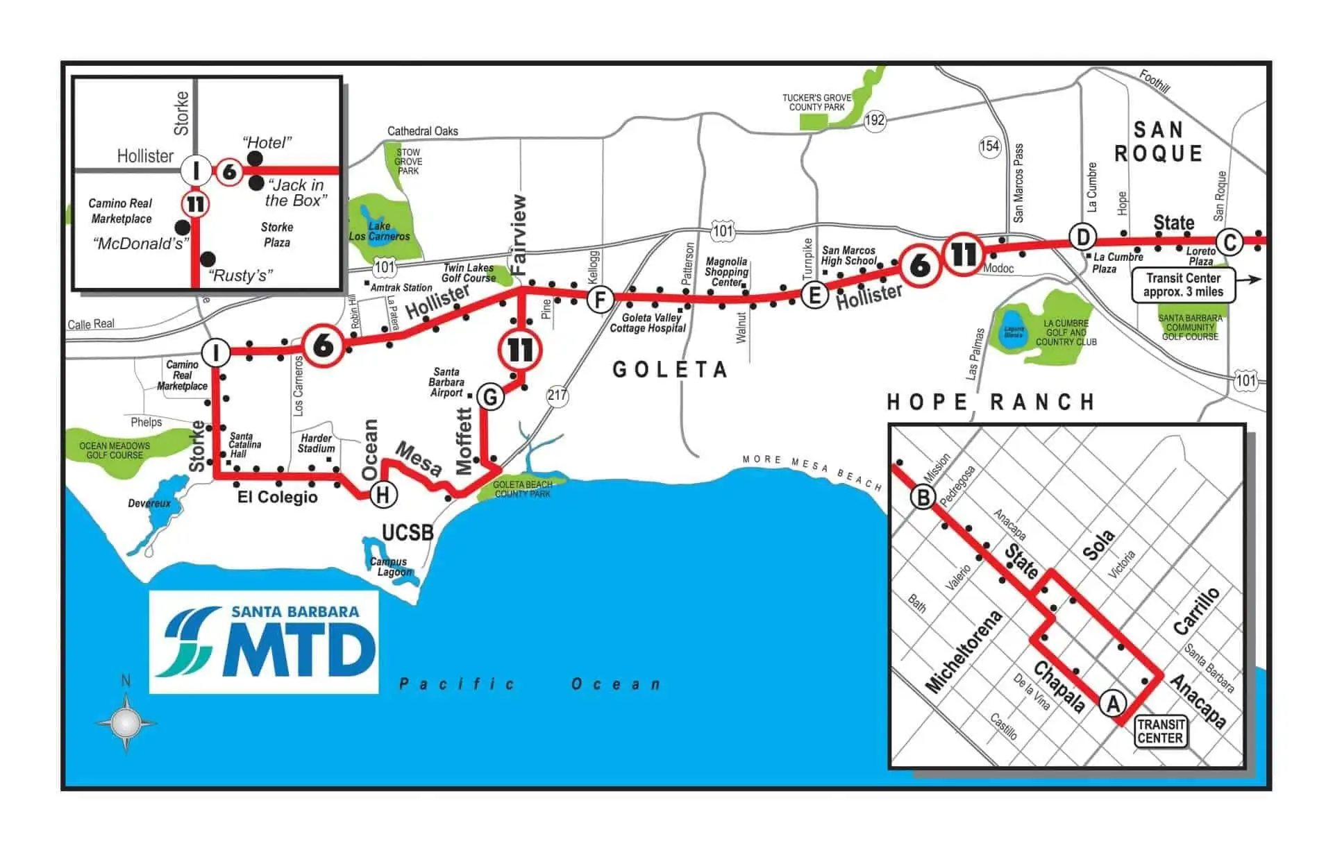 Line 11 – State/ Hollister/ UCSB