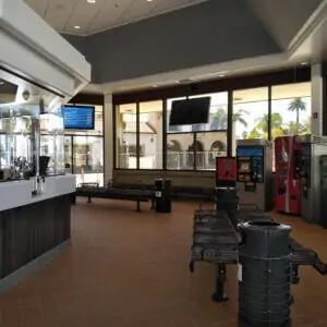 interior of transit center