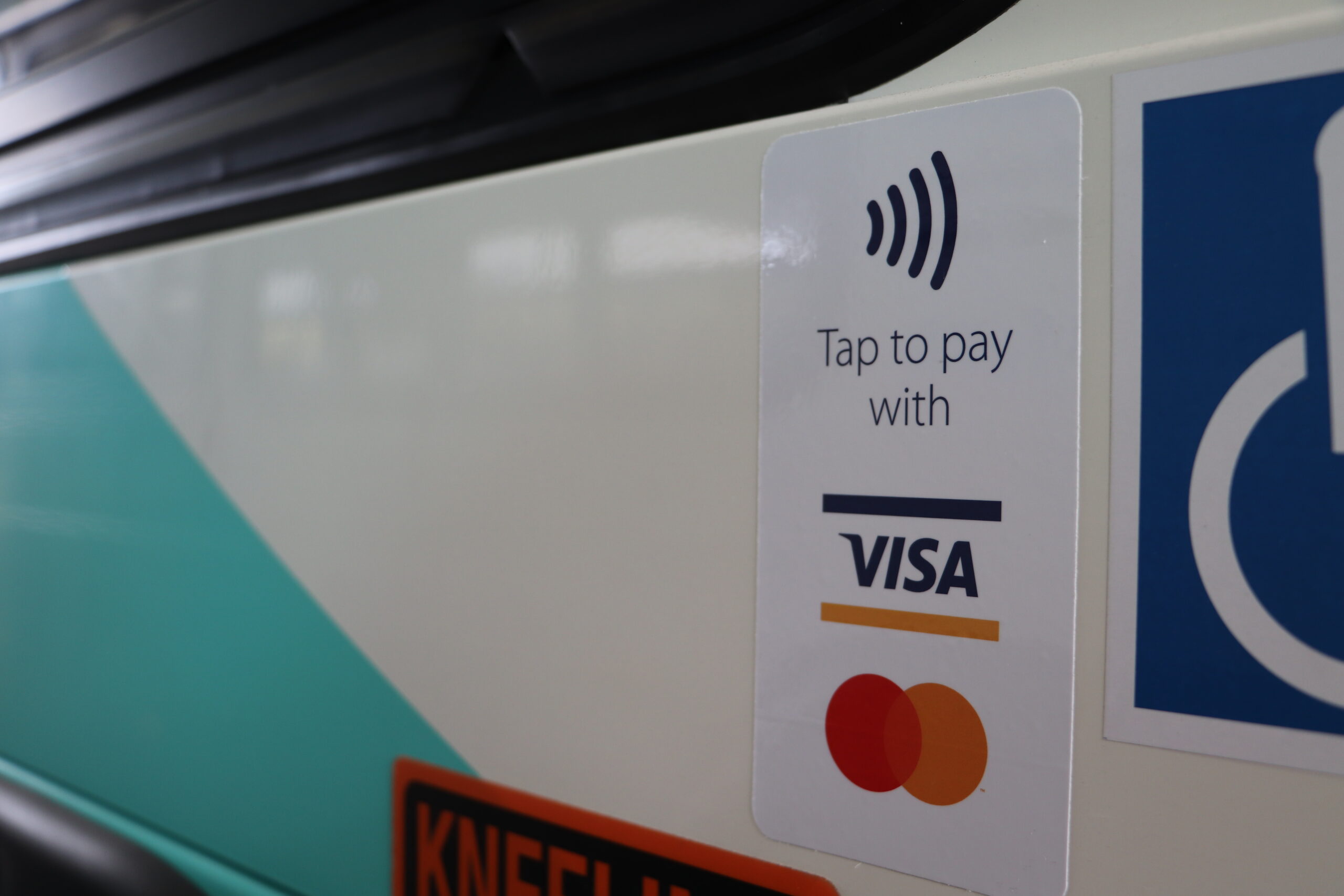 Man enetering WAVE van