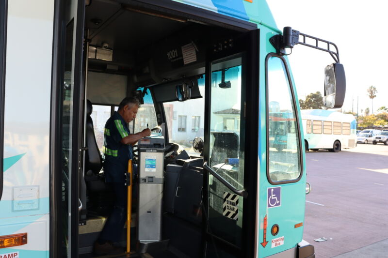 Image for the Tweet beginning: #behindthescenes in the MTD bus